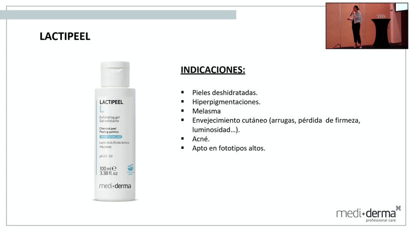 Introducción Sobre los Laboratorios Sesderma y la Línea MediDerma. Por Maria del Carmen Solano Gonzalez - Visitadora Médica